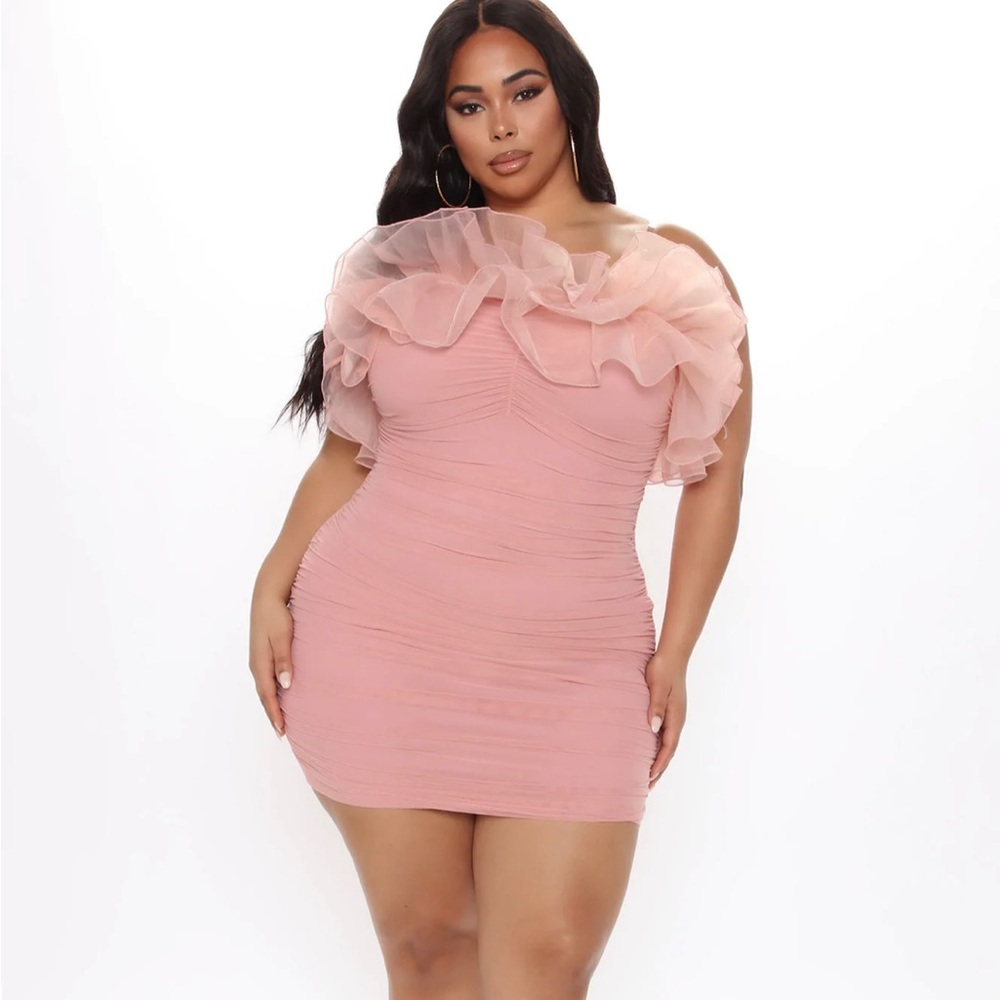 ruffle dress